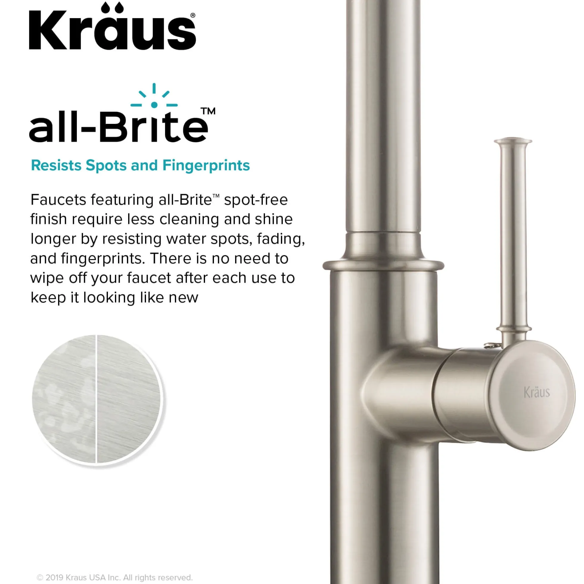 Single Handle Pull Down Kitchen Faucet with Deck Plate and Soap Dispenser in all-Brite Spot Free Stainless Steel