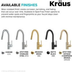 Single Handle Pull Down Kitchen Faucet with QuickDock Top Mount Installation Assembly in Spot Free Stainless Steel