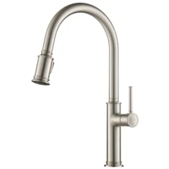 Single Handle Pull-Down Kitchen Faucet in Spot Free Stainless Steel