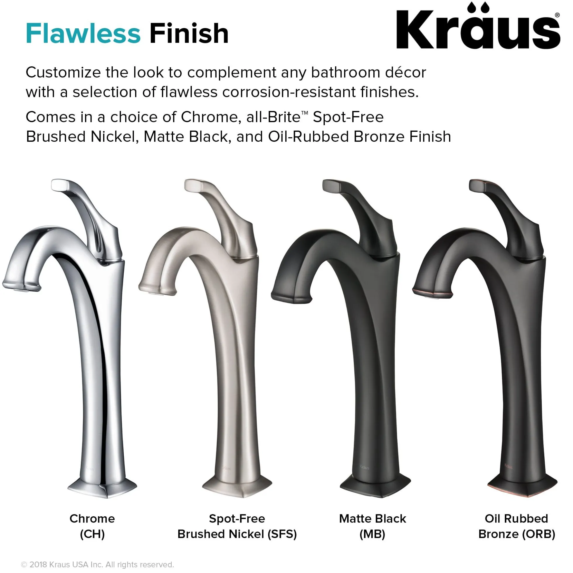 Single Handle Vessel Bathroom Faucet with Pop-Up Drain in Matte Black