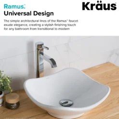 Single Handle Vessel Bathroom Faucet in Chrome