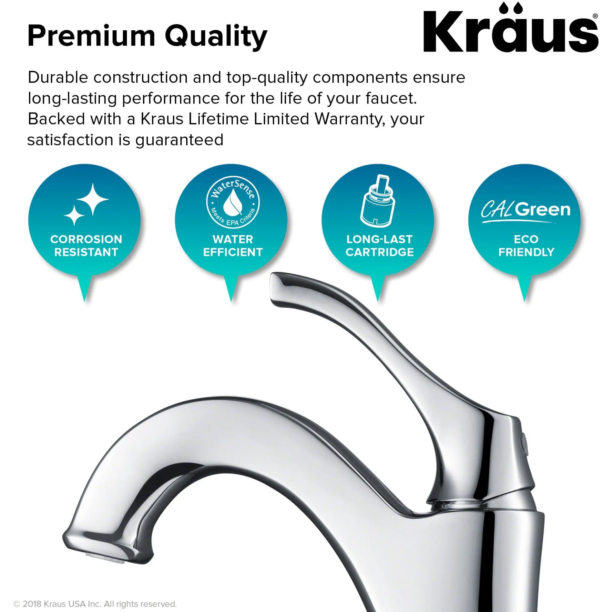 Single Handle Vessel Bathroom Faucet with Pop-Up Drain in Chrome