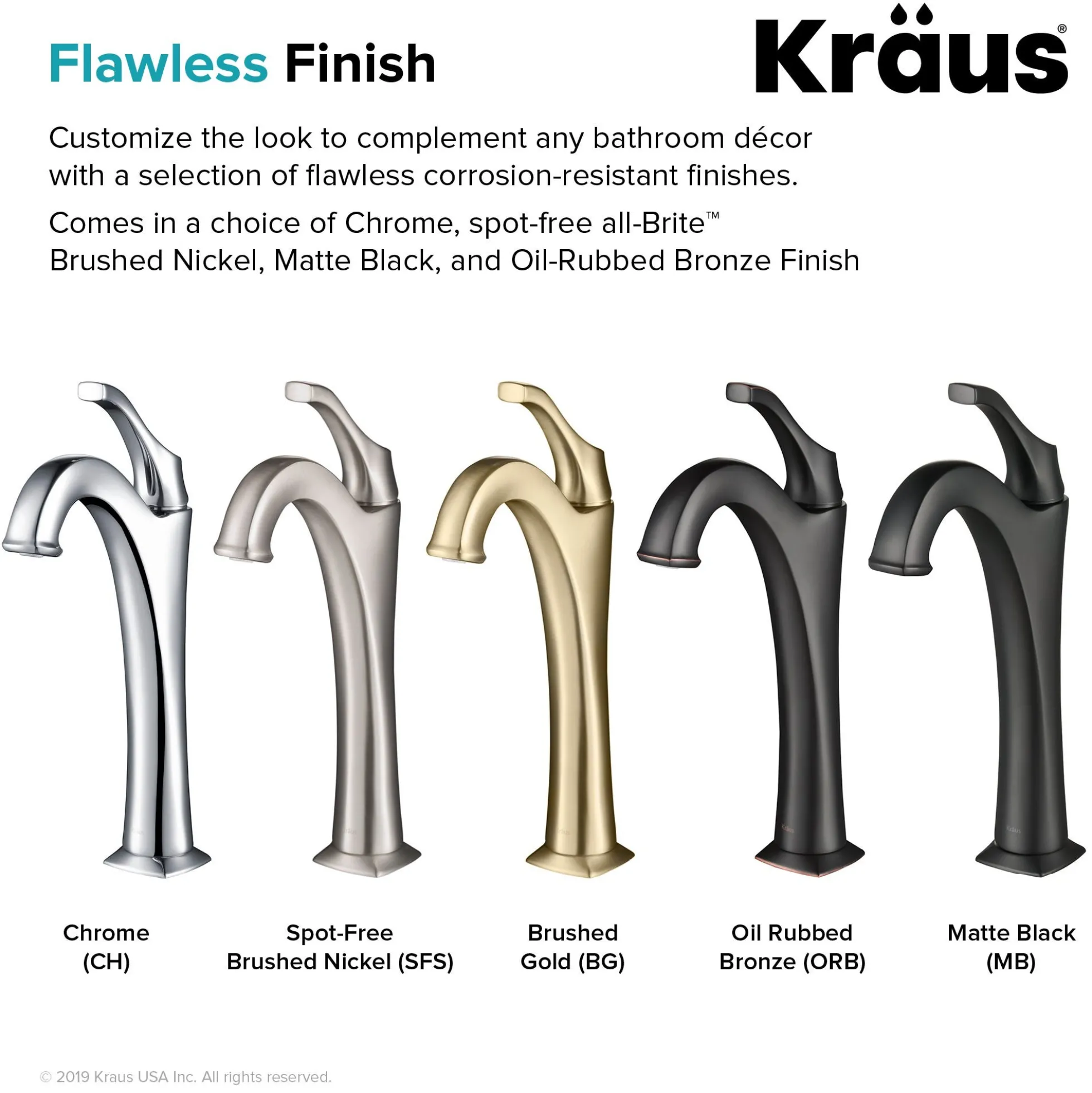 Single Handle Vessel Bathroom Faucet with Pop-Up Drain in Brushed Gold