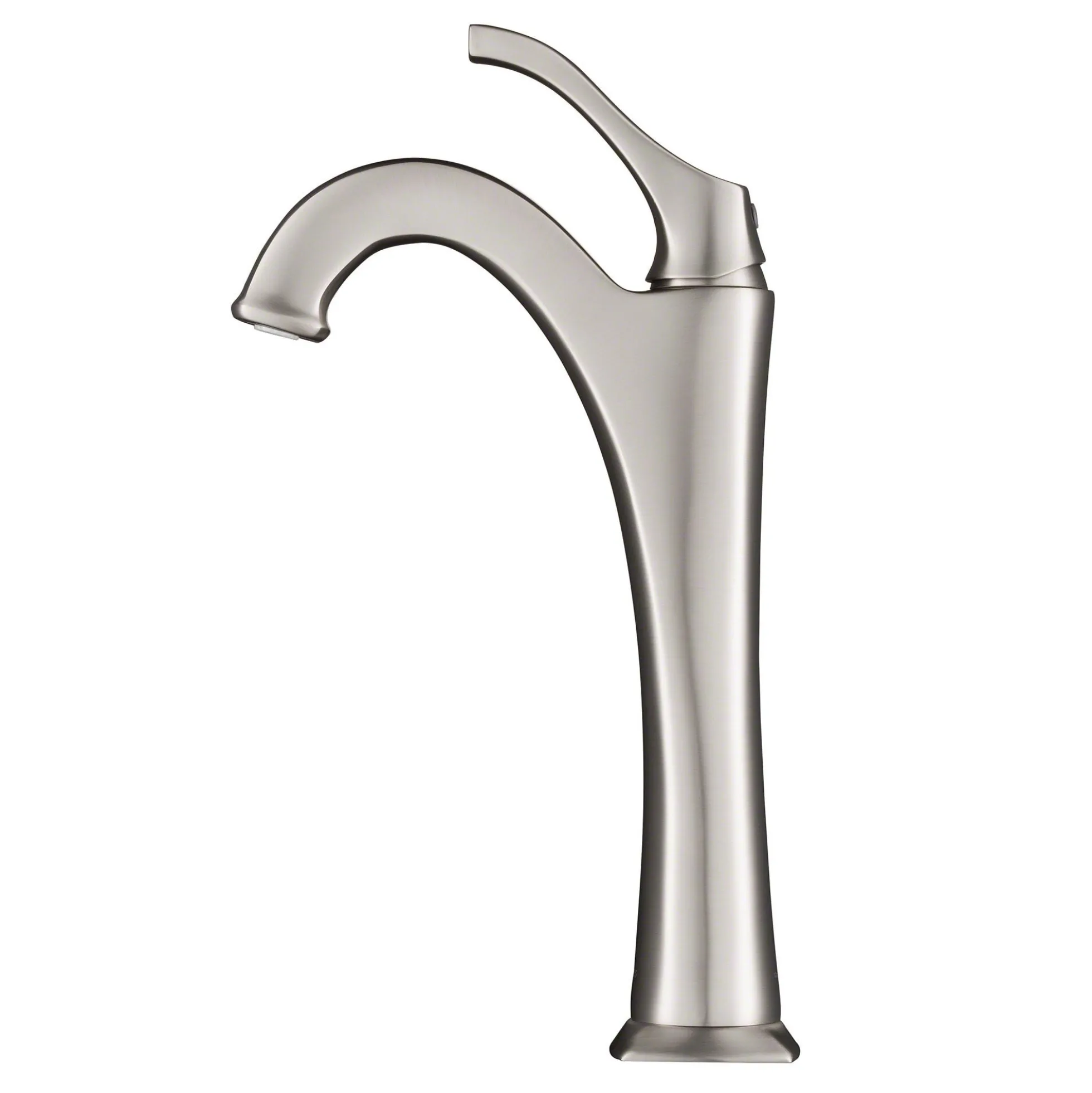 Single Handle Vessel Bathroom Faucet with Pop-Up Drain in Spot Free Stainless Steel (2-Pack)