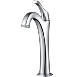 Single Handle Vessel Bathroom Faucet with Pop-Up Drain in Chrome (2-Pack)