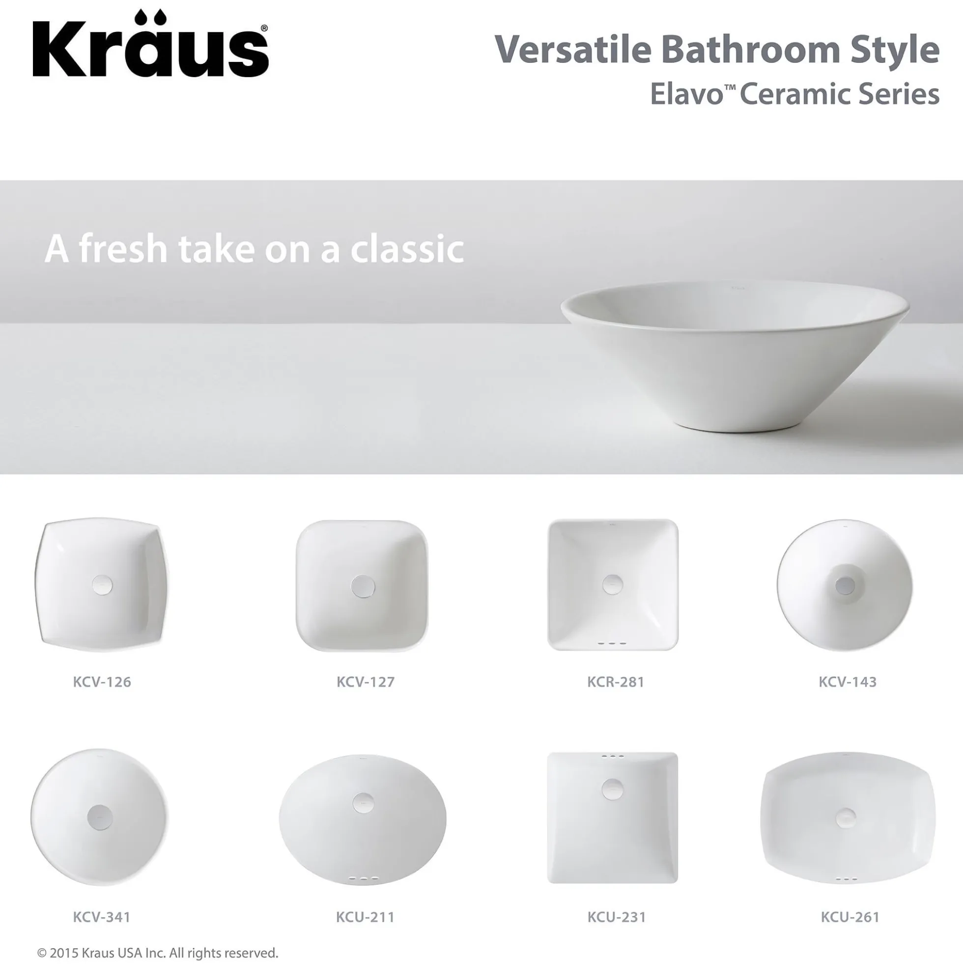 16 1/2" Square Semi-Recessed Ceramic Bathroom Sink in White with Pop-Up Drain in Chrome