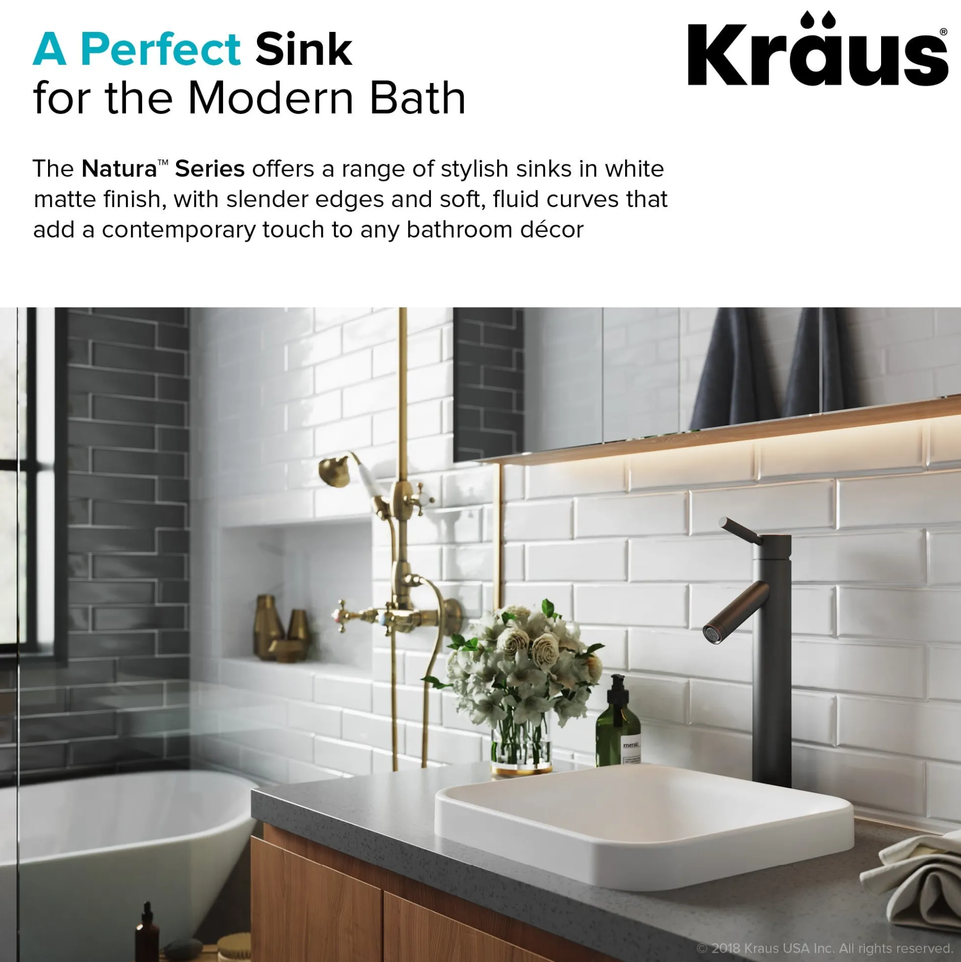 Square Semi-Recessed 14.6" x 15" Solid Surface Bathroom Sink in Matte White