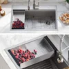 Stainless Steel Colander for Workstation Kitchen Sink