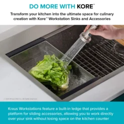 Stainless Steel Colander for Workstation Kitchen Sink