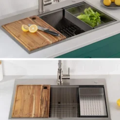 Stainless Steel Colander for Workstation Kitchen Sink