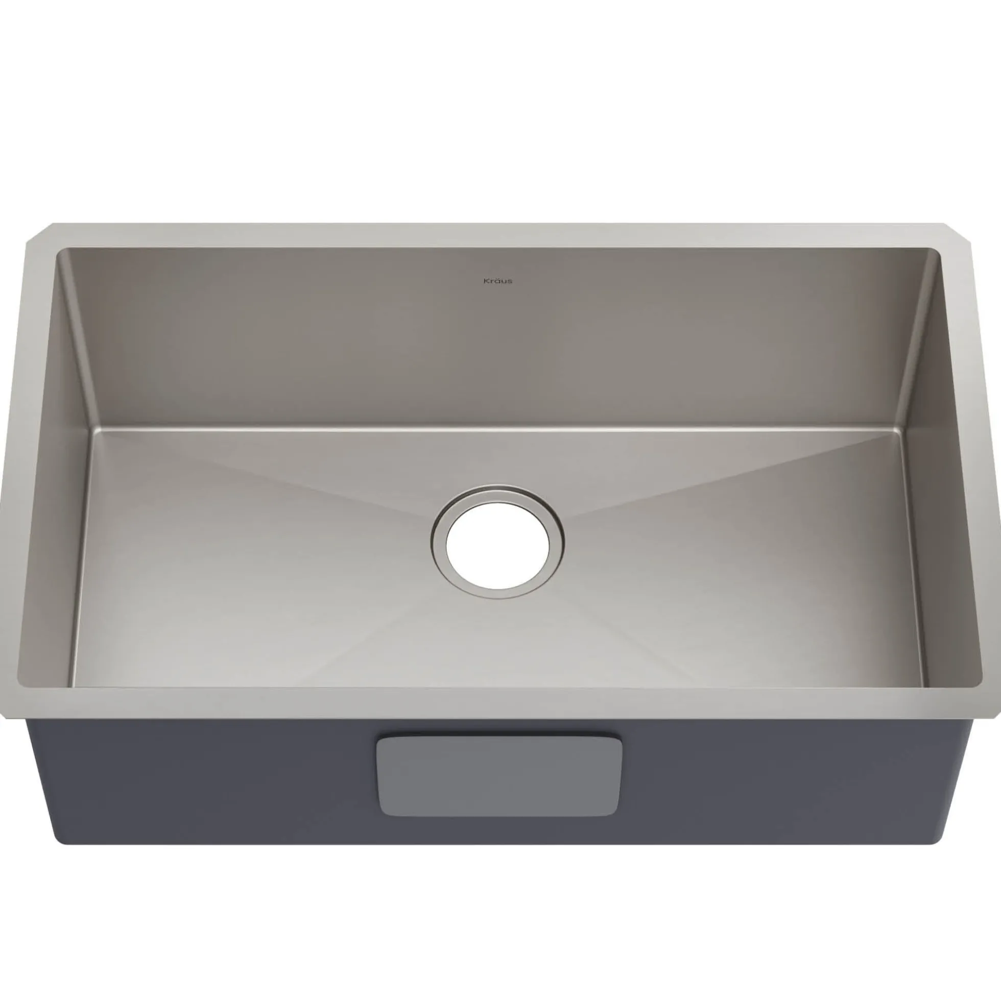 30" Stainless Steel Undermount Single Bowl Kitchen Sink (Builder Pack of 3)