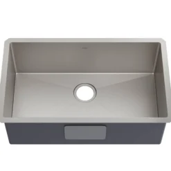 32" Stainless Steel Undermount Single Bowl Kitchen Sink (Builder Pack of 3)