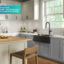 Tall Modern Pull-Down Single Handle Kitchen Faucet in Matte Black