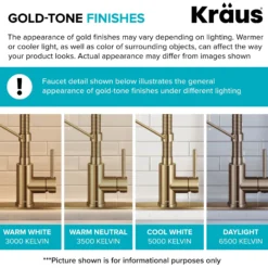 Touchless Sensor Commercial Style 2-Function Single Handle Pull-Down Kitchen Faucet in Brushed Brass / Matte Black