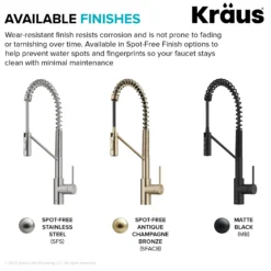 Touchless Sensor Commercial Pull-Down Single Handle Kitchen Faucet with QuickDock™ Top Mount Assembly in Matte Black