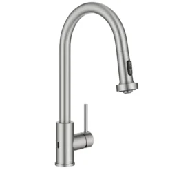 Touchless Sensor 2-Function Single Handle Pull Down Kitchen Faucet in Spot-Free Stainless Steel
