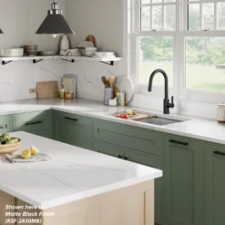 Touchless Sensor Pull-Down Single Handle Kitchen Faucet in Brushed Brass