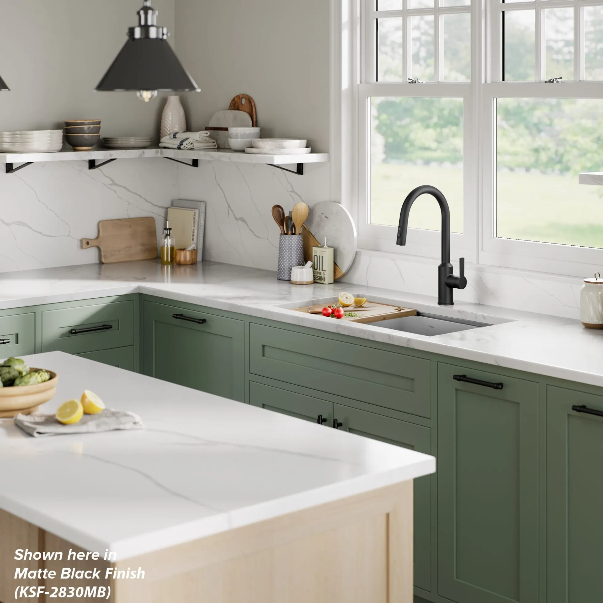 Touchless Sensor Pull-Down Single Handle Kitchen Faucet in Brushed Brass