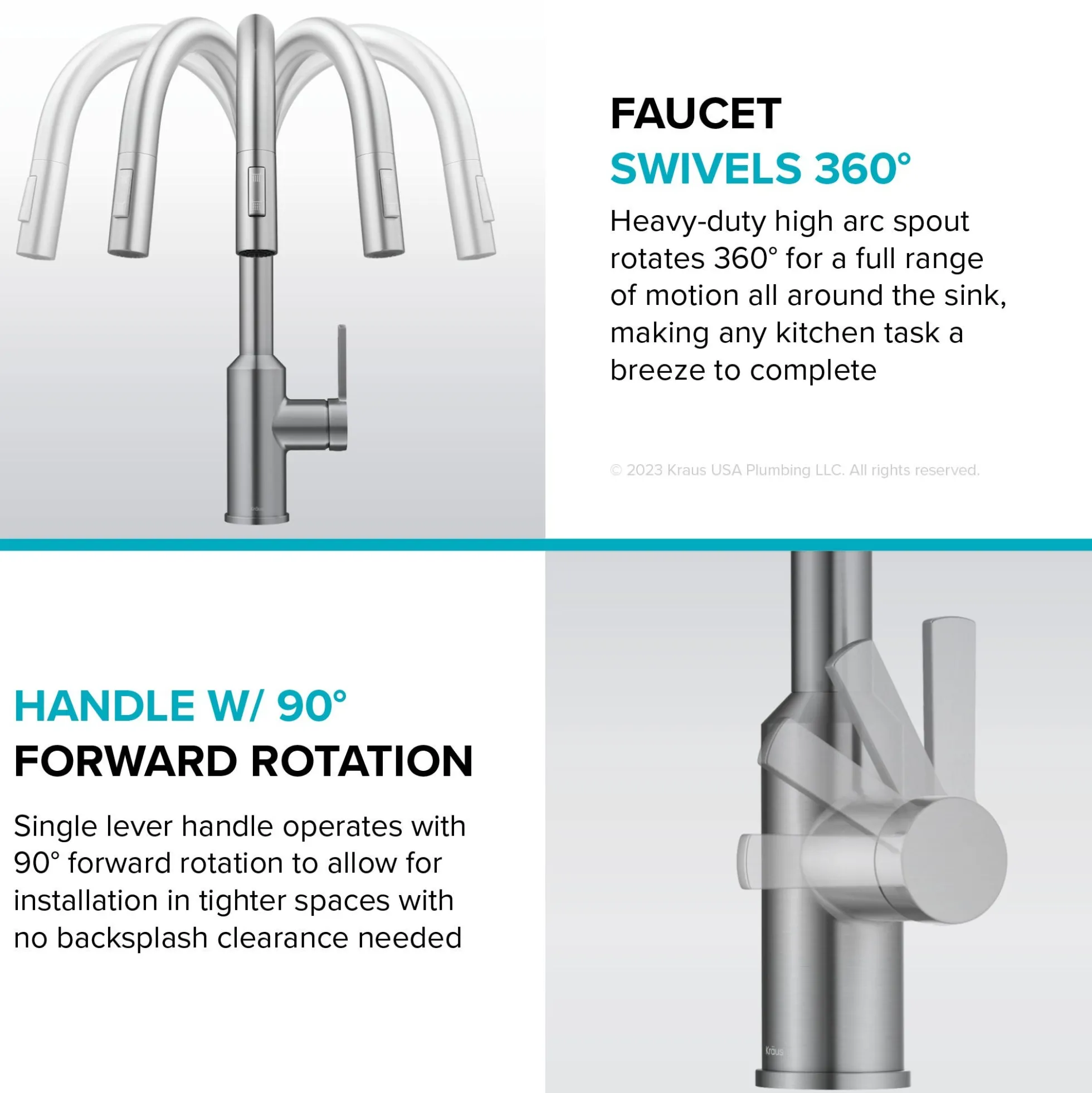 Touchless Sensor Pull-Down Single Handle Kitchen Faucet in Brushed Brass