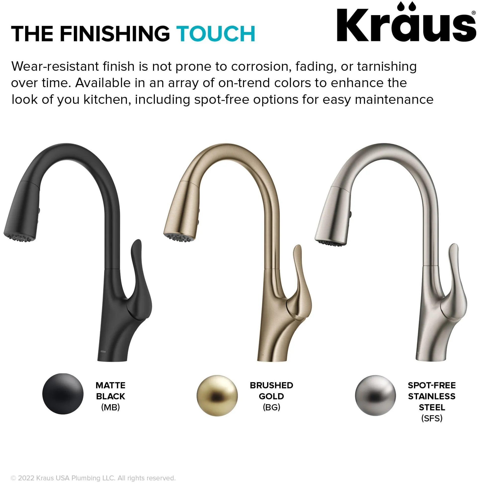 Transitional Single Handle Pull-Down Kitchen Faucet in Matte Black