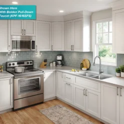 33” Undermount Double Bowl 18-Gauge Stainless Steel Kitchen Sink