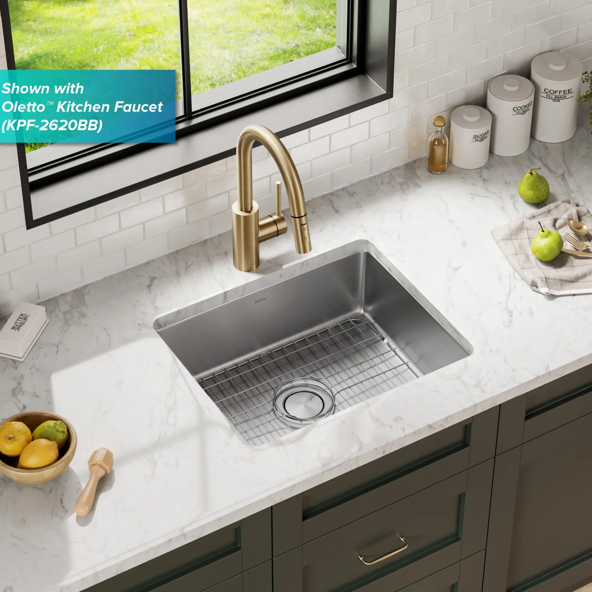 21" Undermount 16 Gauge Stainless Steel Single Bowl Kitchen Sink