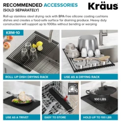 32” Undermount 18 Gauge Stainless Steel 50/50 Double Bowl Kitchen Sink (Builder Pack of 3)
