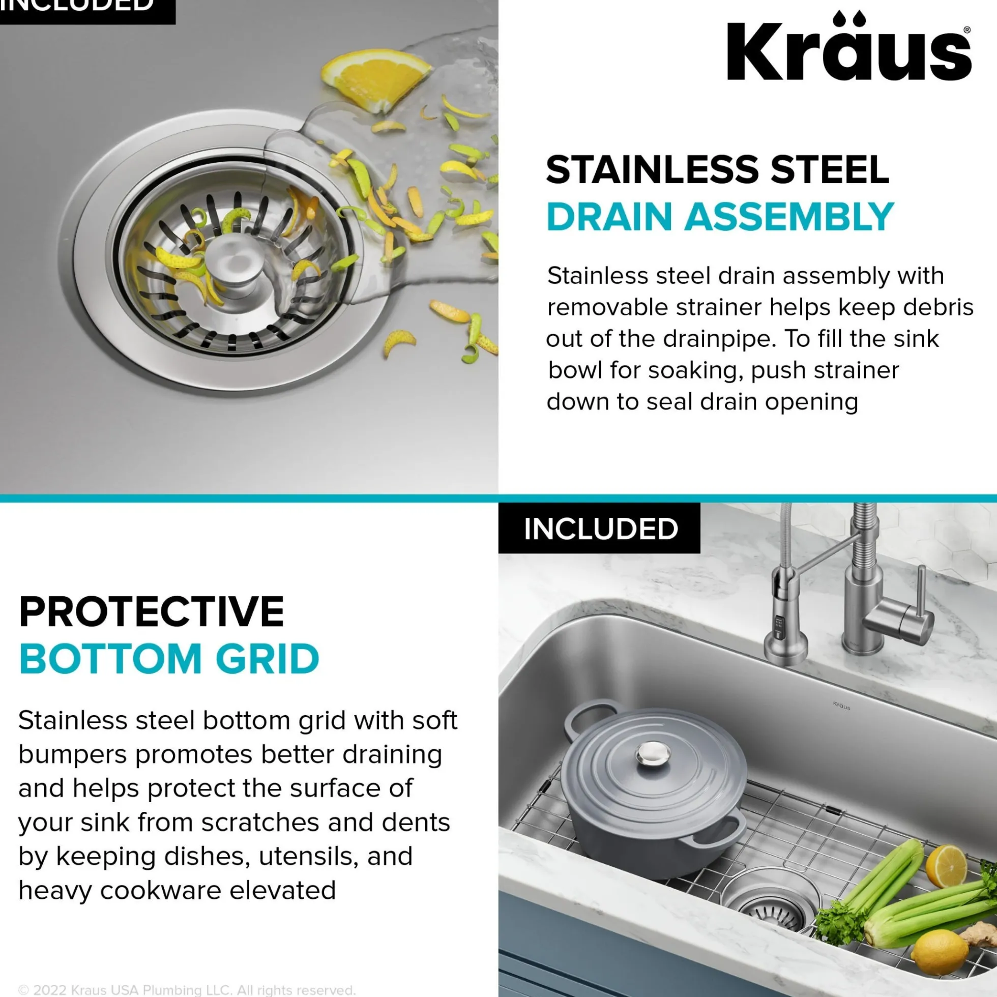 32” Undermount 18 Gauge Stainless Steel Single Bowl Kitchen Sink
