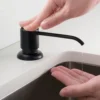 33" Undermount Kitchen Sink w/ Bolden Commercial Pull-Down Faucet and Soap Dispenser in Stainless Steel/Matte Black