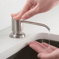 23" Undermount Kitchen Sink w/ Bolden Commercial Pull-Down Faucet and Soap Dispenser in Stainless Steel/Chrome