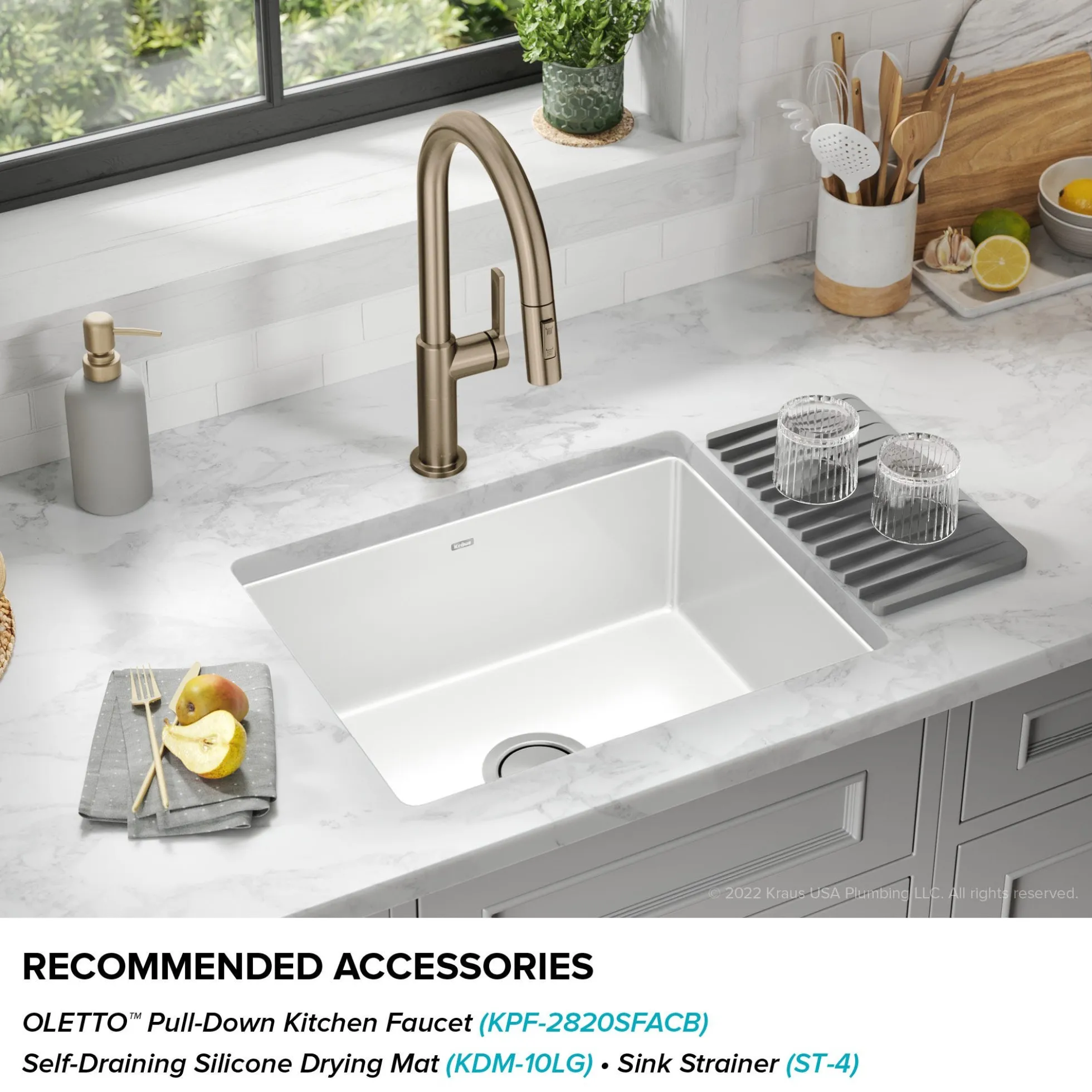 21” Undermount Porcelain Enameled Steel Single Bowl Kitchen Sink in White