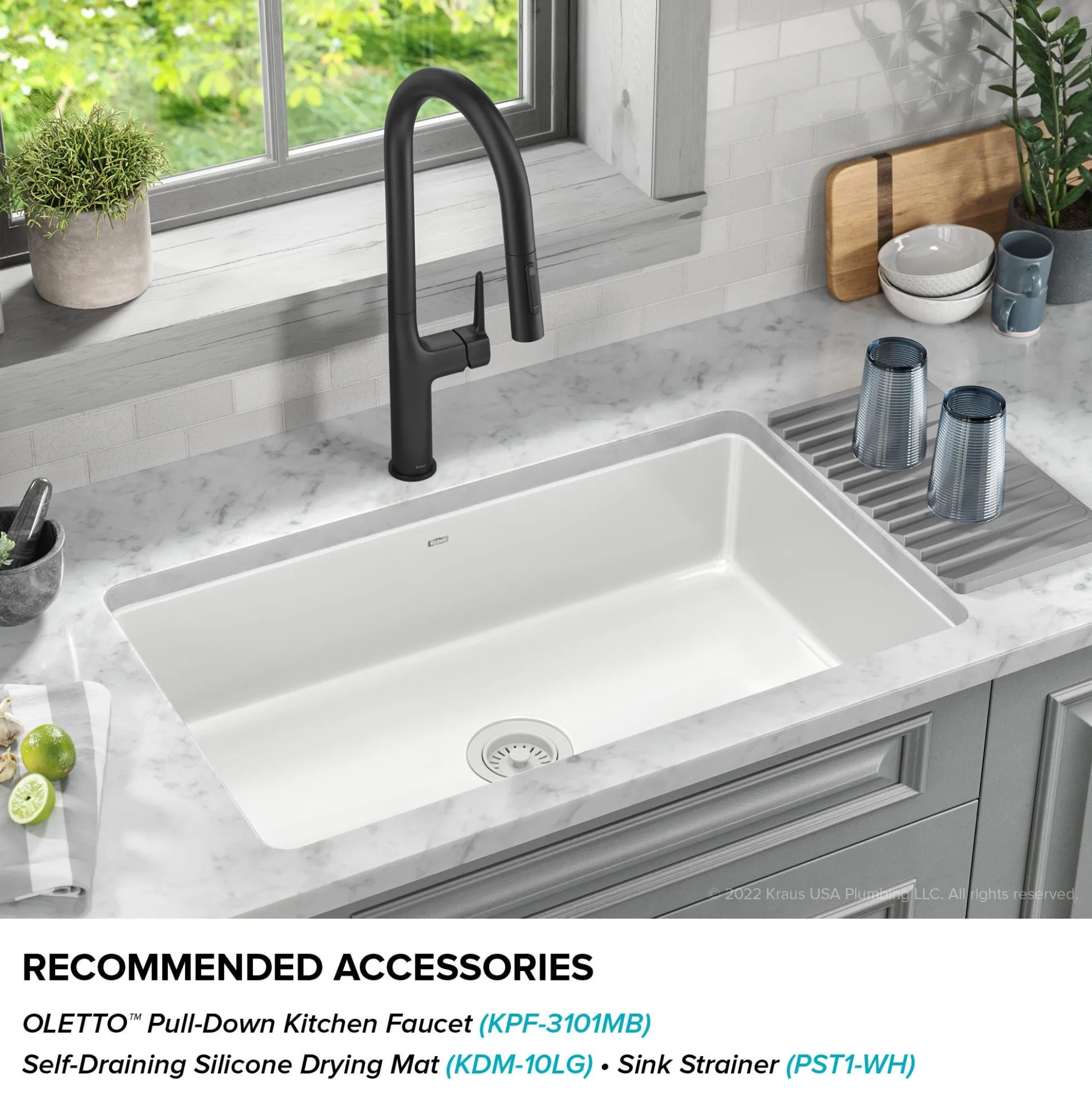 32” Undermount Porcelain Enameled Steel Single Bowl Kitchen Sink in White