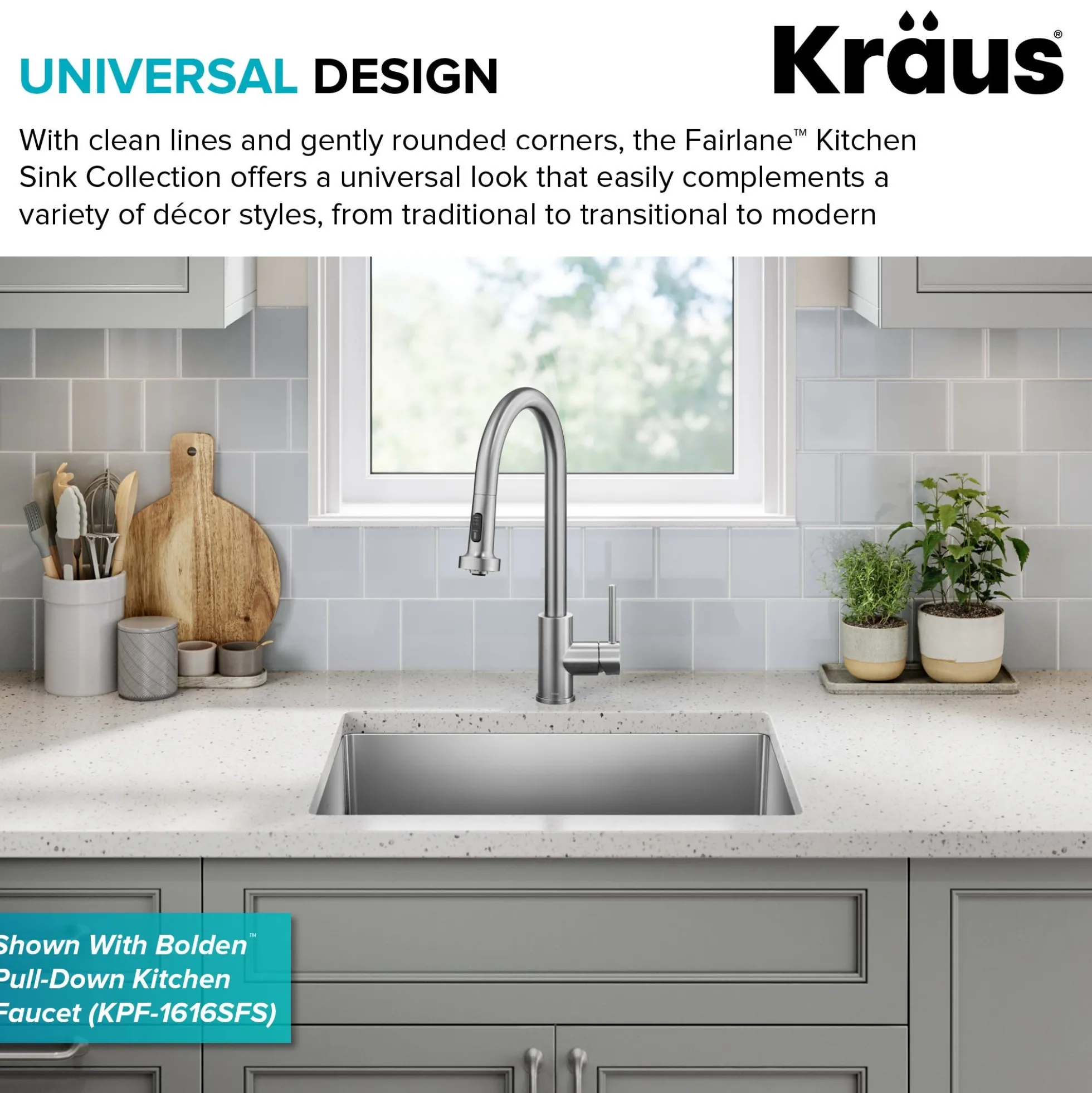 25” Undermount Single Bowl 18-Gauge Stainless Steel Kitchen Sink