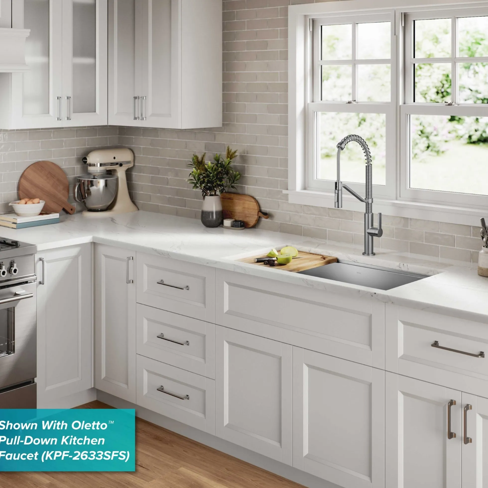 30" Undermount Workstation 16 Gauge Single Bowl Stainless Steel Kitchen Sink with Accessories