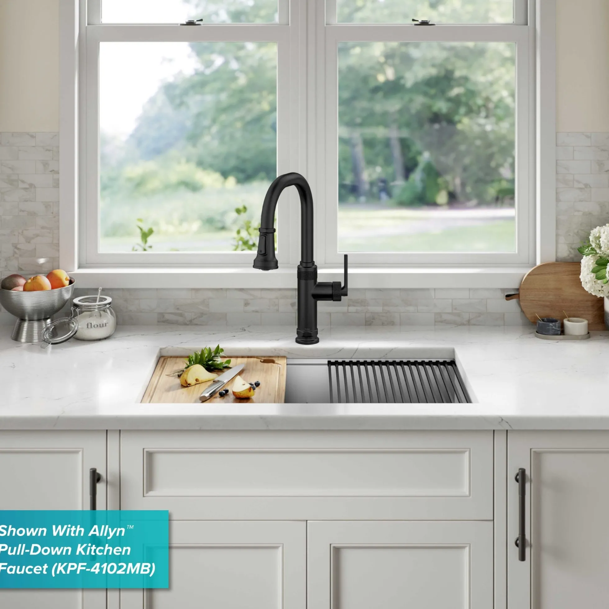 27" Undermount Workstation 16 Gauge Single Bowl Stainless Steel Kitchen Sink with Accessories