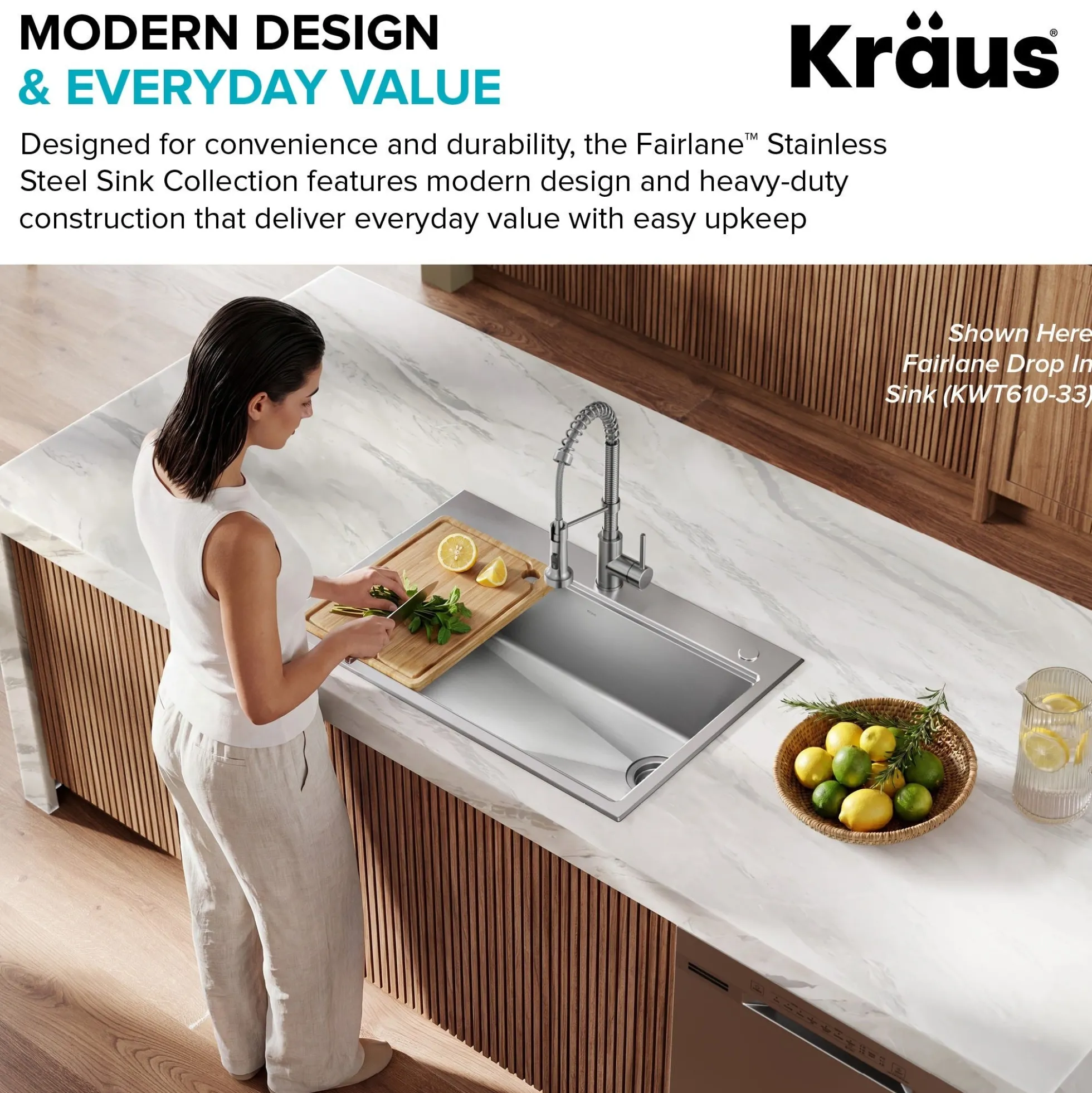 15”Undermount Workstation Single Bowl 18-Gauge Stainless SteelBarKitchen Sinkwith Accessories