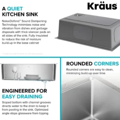 30”Undermount Workstation Single Bowl 18-GaugeStainless Steel Kitchen Sinkwith Accessories