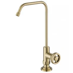 Urbix 100% Lead-Free Kitchen Water Filter Faucet in Brushed Gold