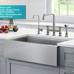 Urbix 100% Lead-Free Kitchen Water Filter Faucet in Spot Free Stainless Steel
