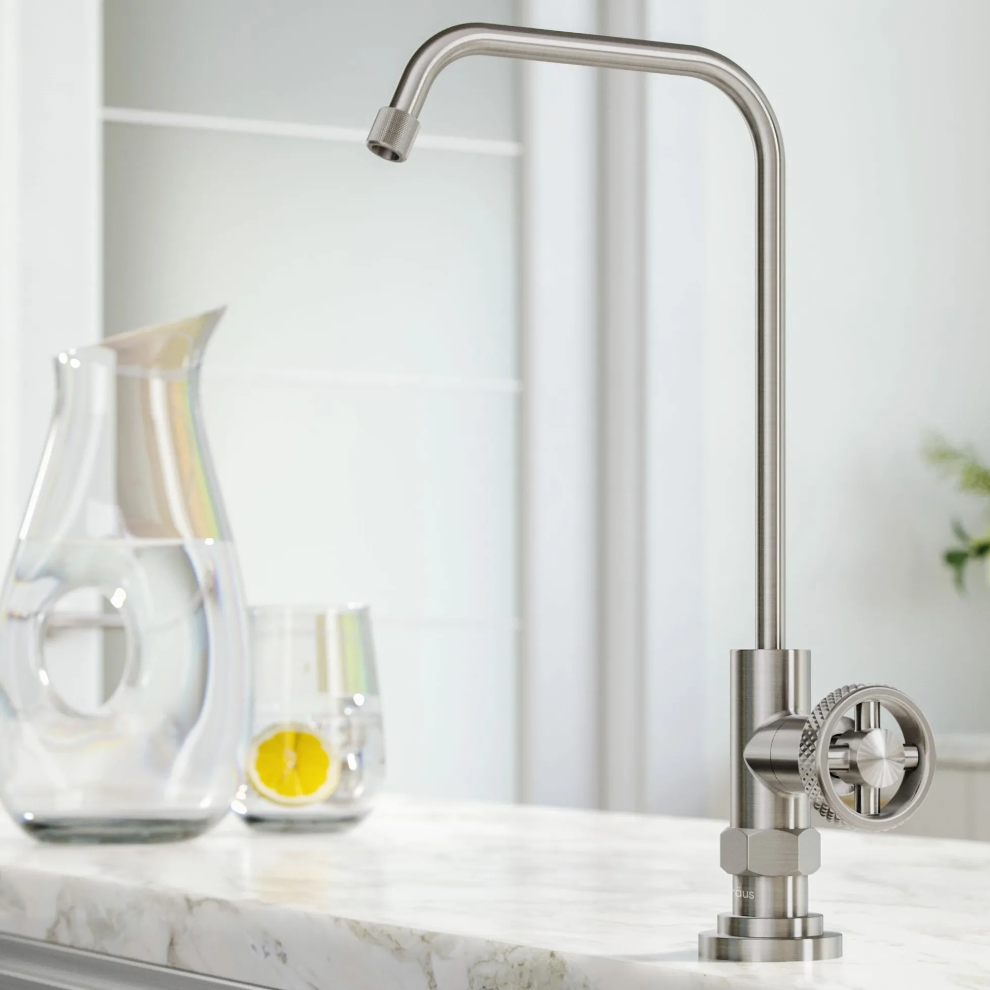 Urbix 100% Lead-Free Kitchen Water Filter Faucet in Spot Free Stainless Steel