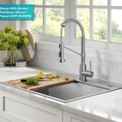 Workstation 28” Drop-In / Undermount 18 Gauge Stainless Steel Single Bowl Kitchen Sink with Accessories