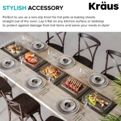 Workstation Multipurpose Over Sink Roll-Up Dish Drying Rack in Green
