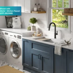 Workstation 32" Undermount Granite Single Bowl Kitchen Sink in White with Accessories
